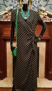 David Warren Wrap Dress
